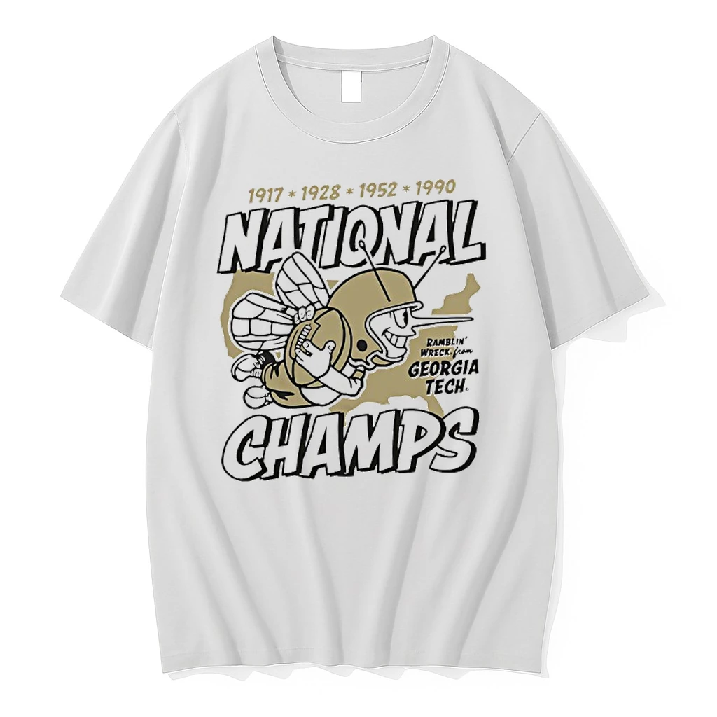 Georgia Tech Yellow Jackets Football Four Time National Champs Shirts