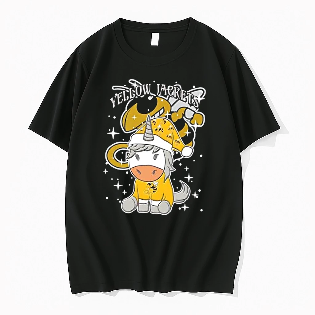 Georgia Tech Yellow Jackets Football X Unicorn Merry Christmas Shirts
