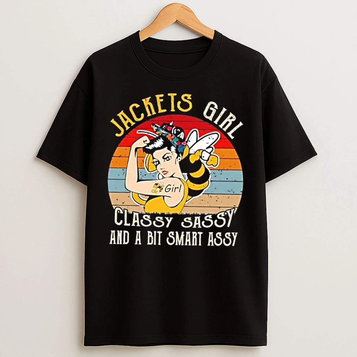 Georgia Tech Yellow Jackets Girl Classy Sassy And A Bit Smart Assy T Shirts