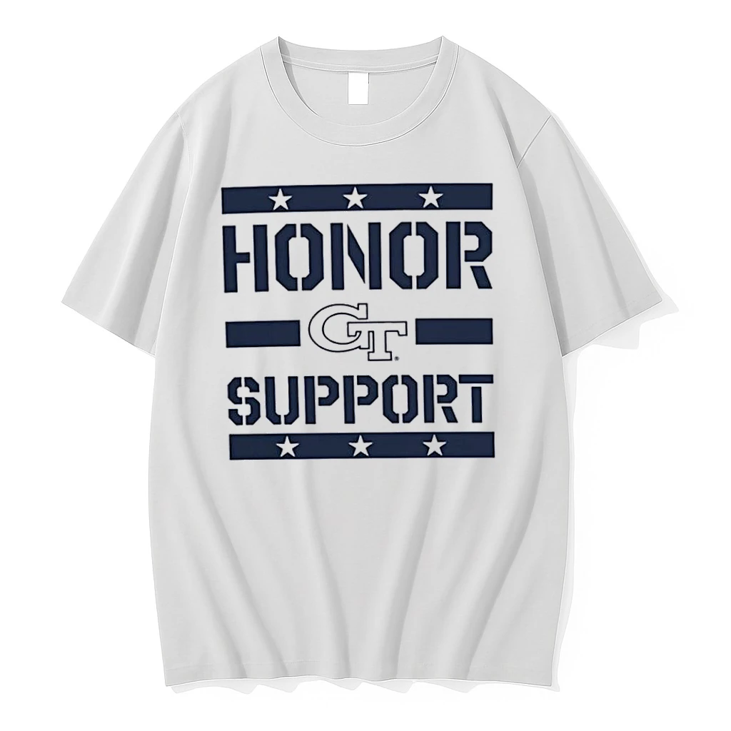 Georgia Tech Yellow Jackets Honor And Support Shirts
