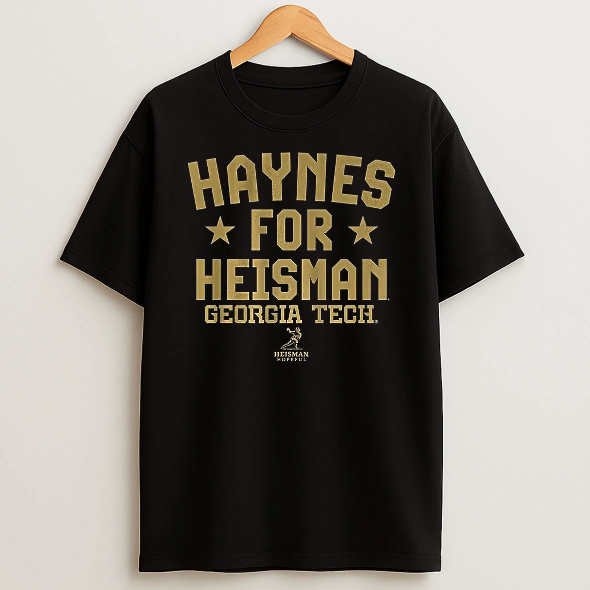 Georgia Tech Yellow Jackets Football Haynes For Heisman Hopeful Shirts