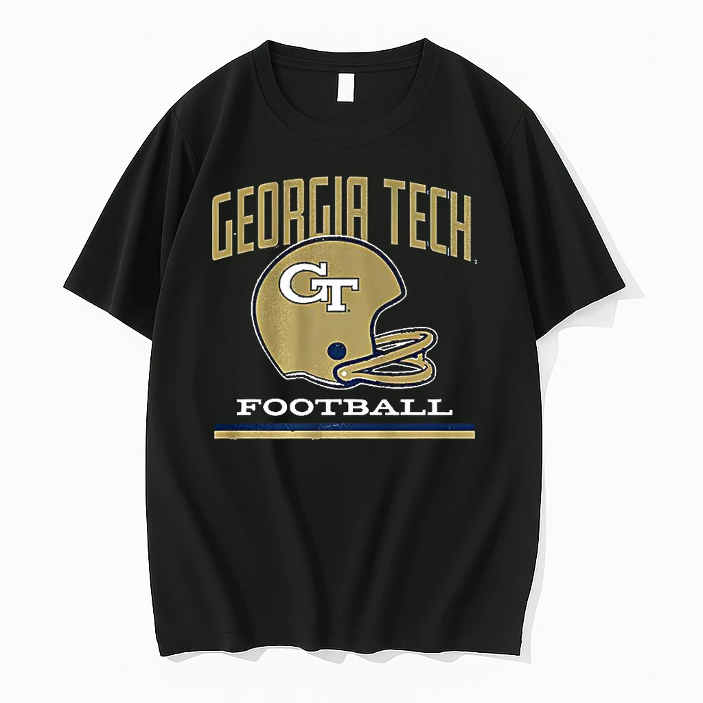 Georgia Tech Yellow Jackets Football Vintage Helmet Stripes Shirts