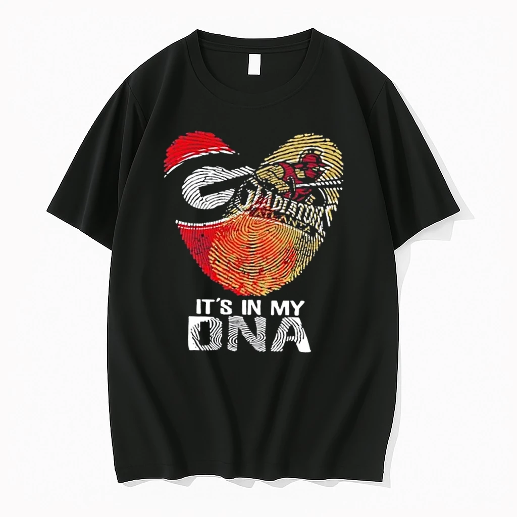 Georgia City Sports Bulldogs X Atlanta Gladiator Its In My Dna Fingerprint Heart Shirts