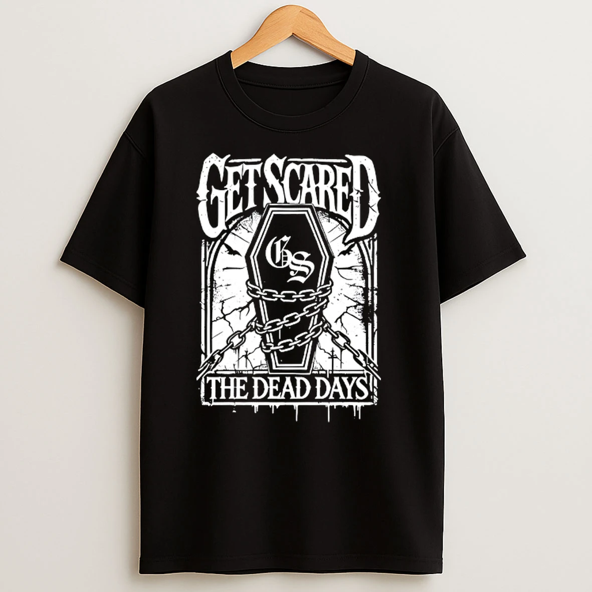 Get Scared Coffin The Dead Days T Shirts