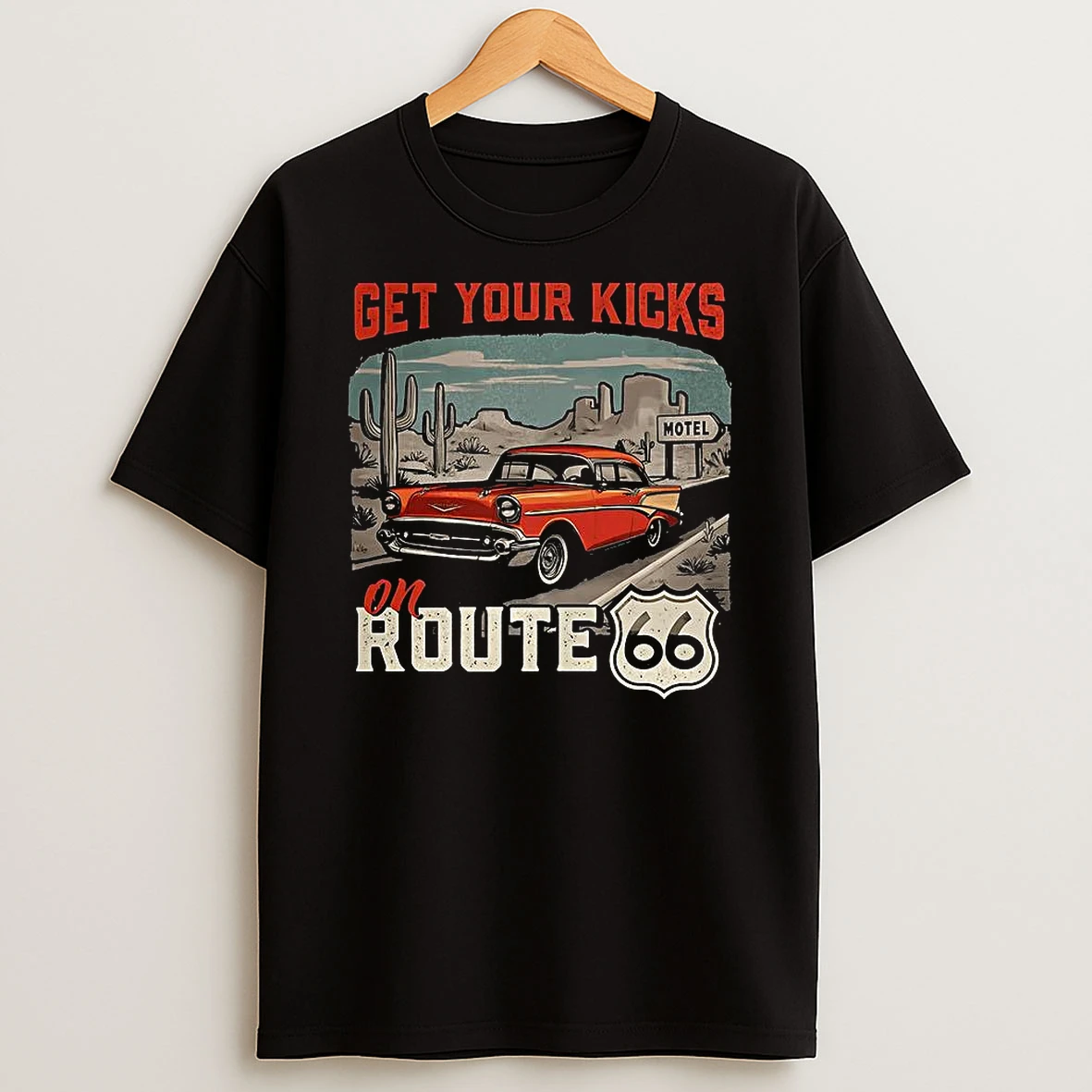 Get Your Kicks Route 66 Billboard Retro Shirts