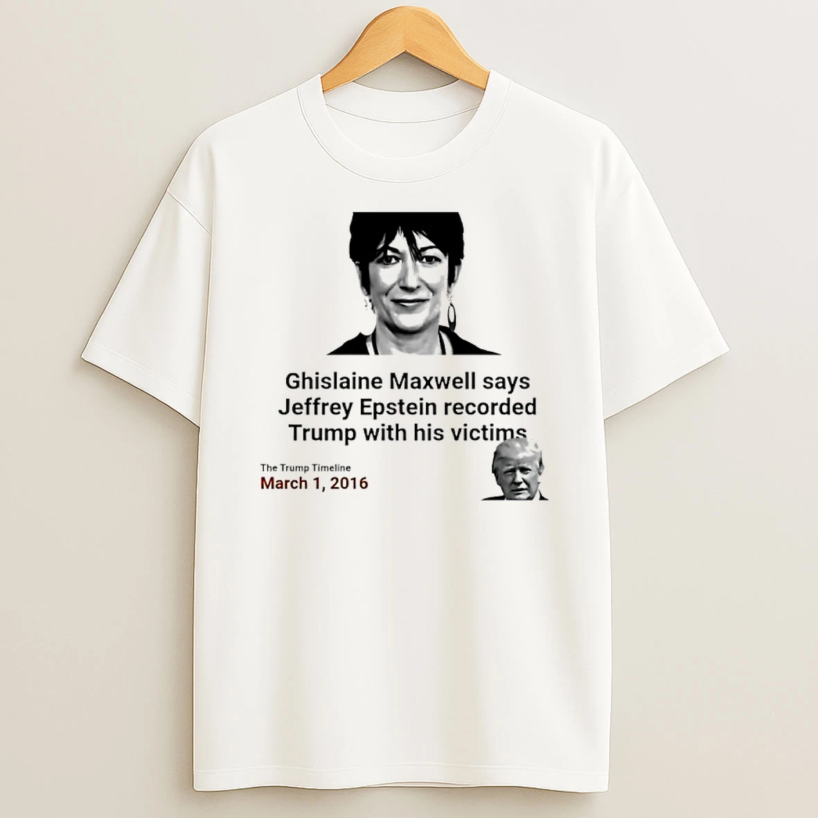 Ghislaine Maxwell Says Epstein Recorded Trump With His Victims Shirts