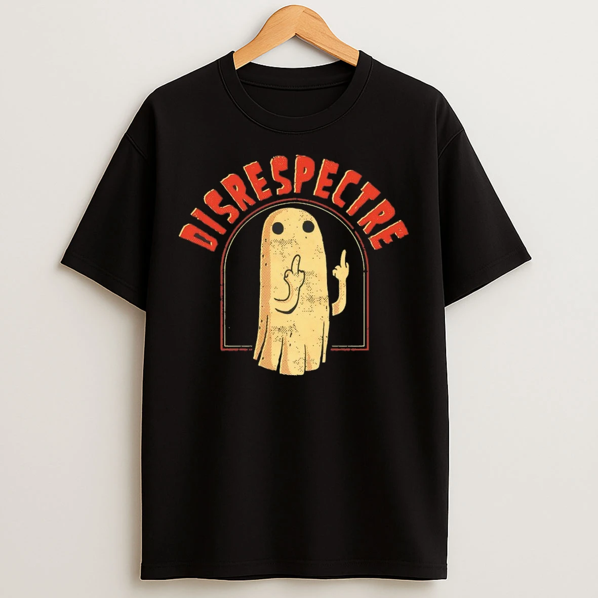 Ghost Middle Finger Disrespectre T Shirts