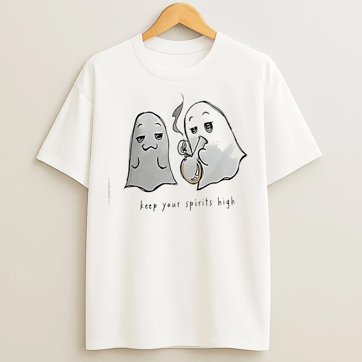 Ghost Keep Your Spirits High T Shirts