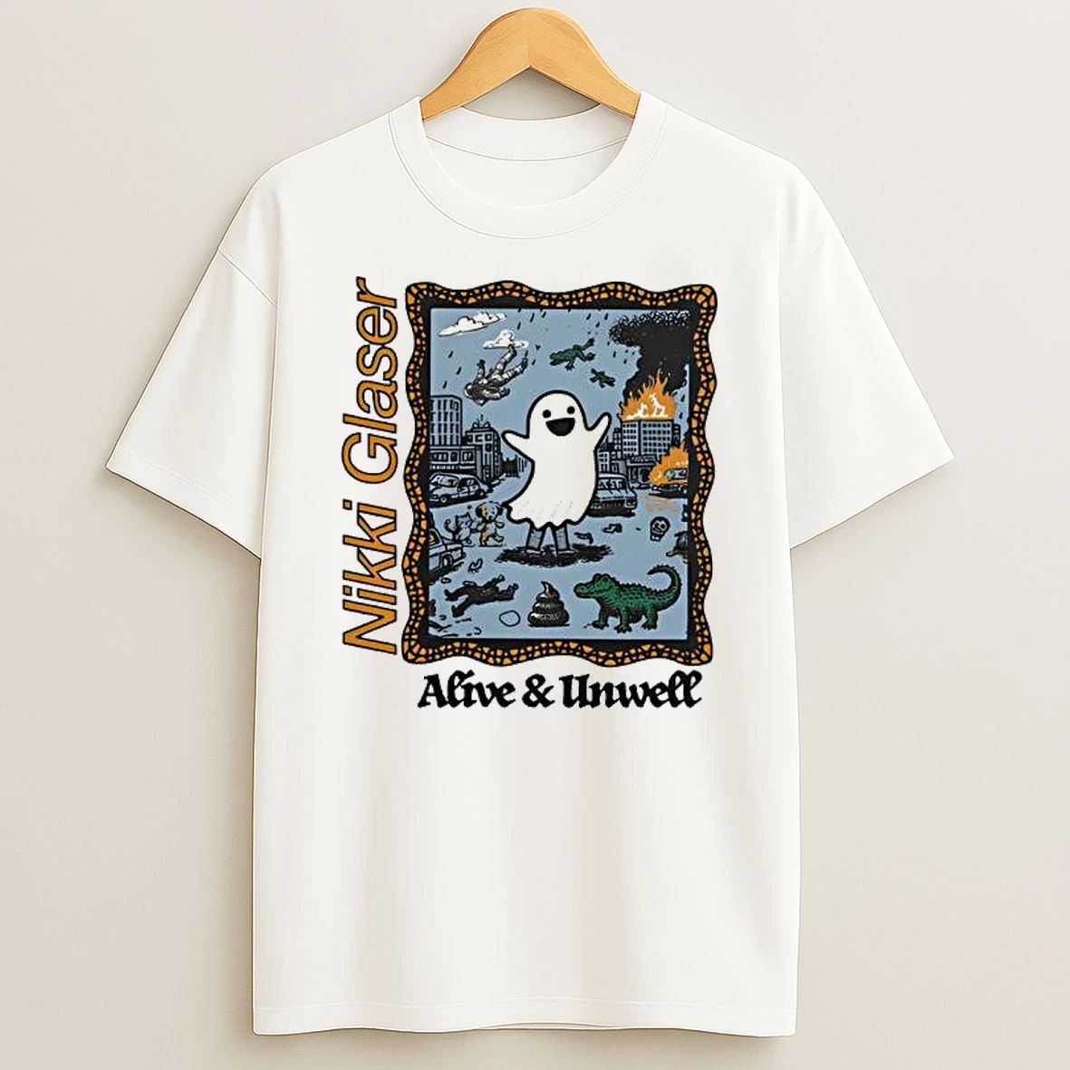 Ghost Nikki Glaser Alive And Unwell Shirts