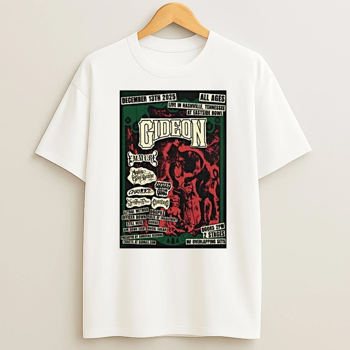 Gideon In Nashville Tn On Dec 13 2025 Shirts