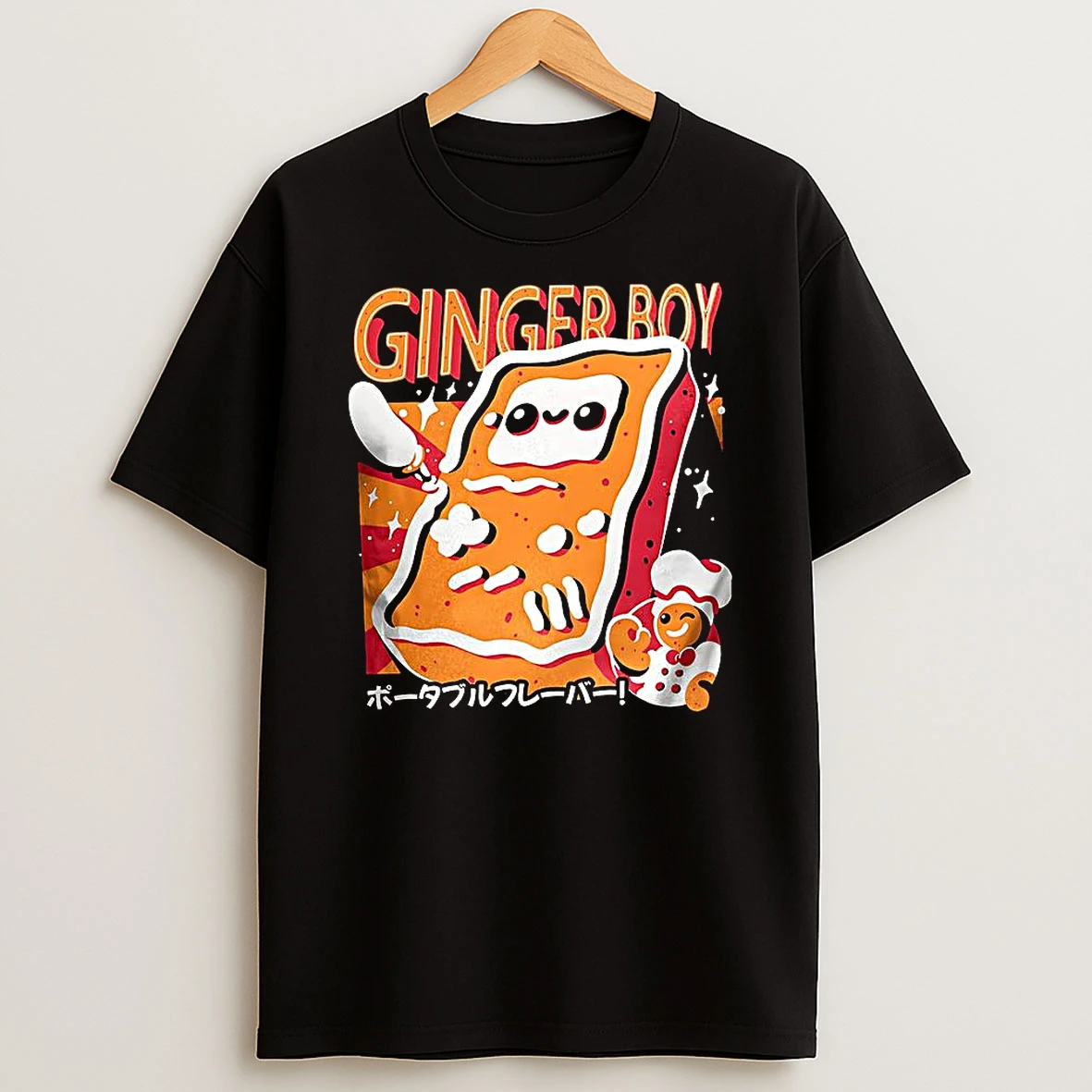 Gingerboy Gingerbread Handheld Game Console Christmas Shirts
