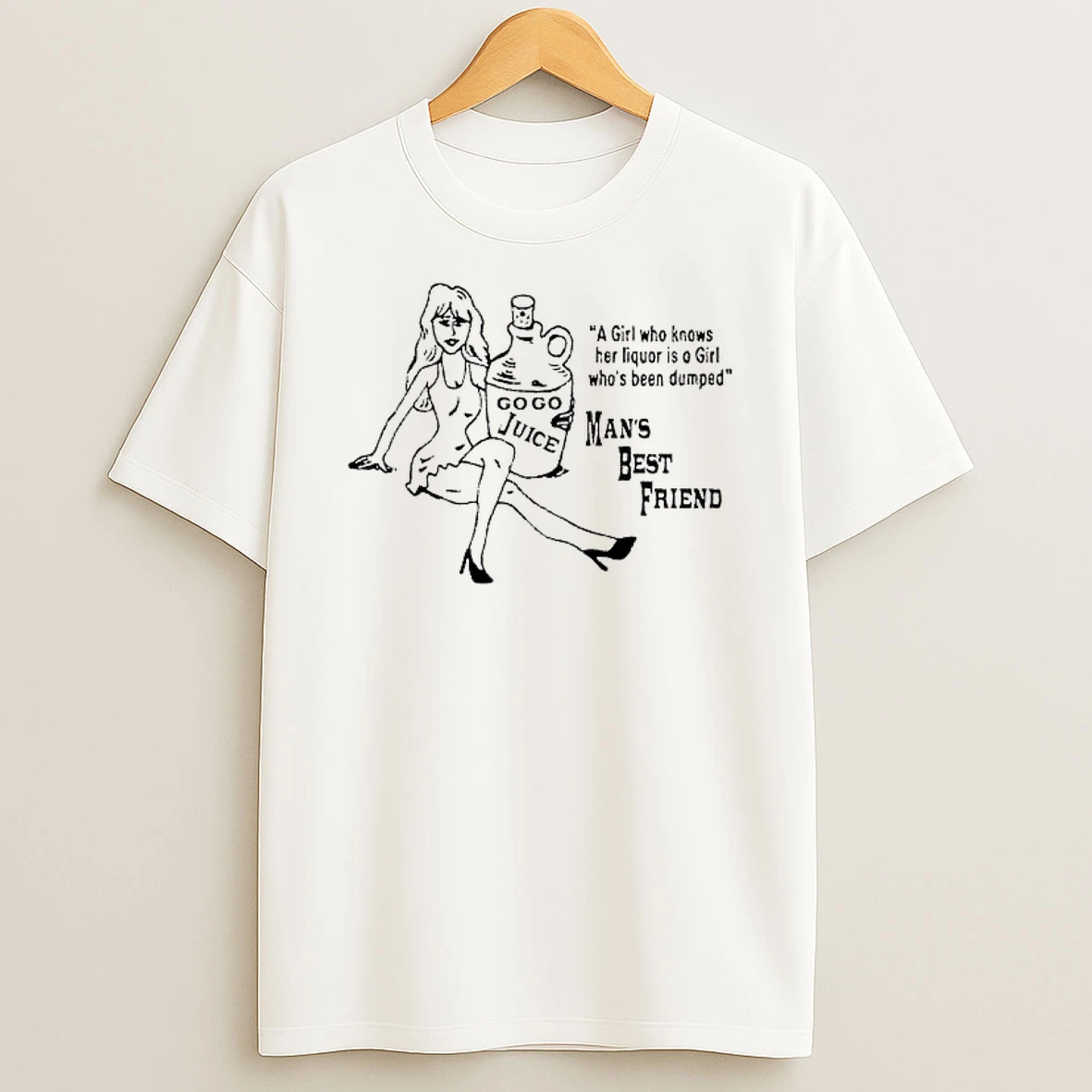 Girl Whos Been Dumped Fitted Mens Best Friend Shirts