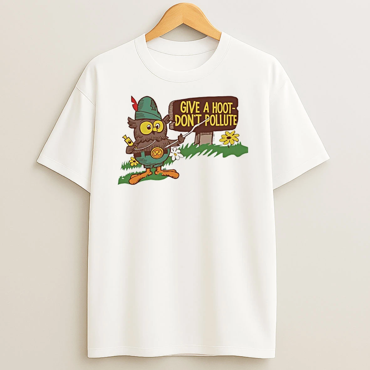Give A Hoot Dont Pollute Shirts