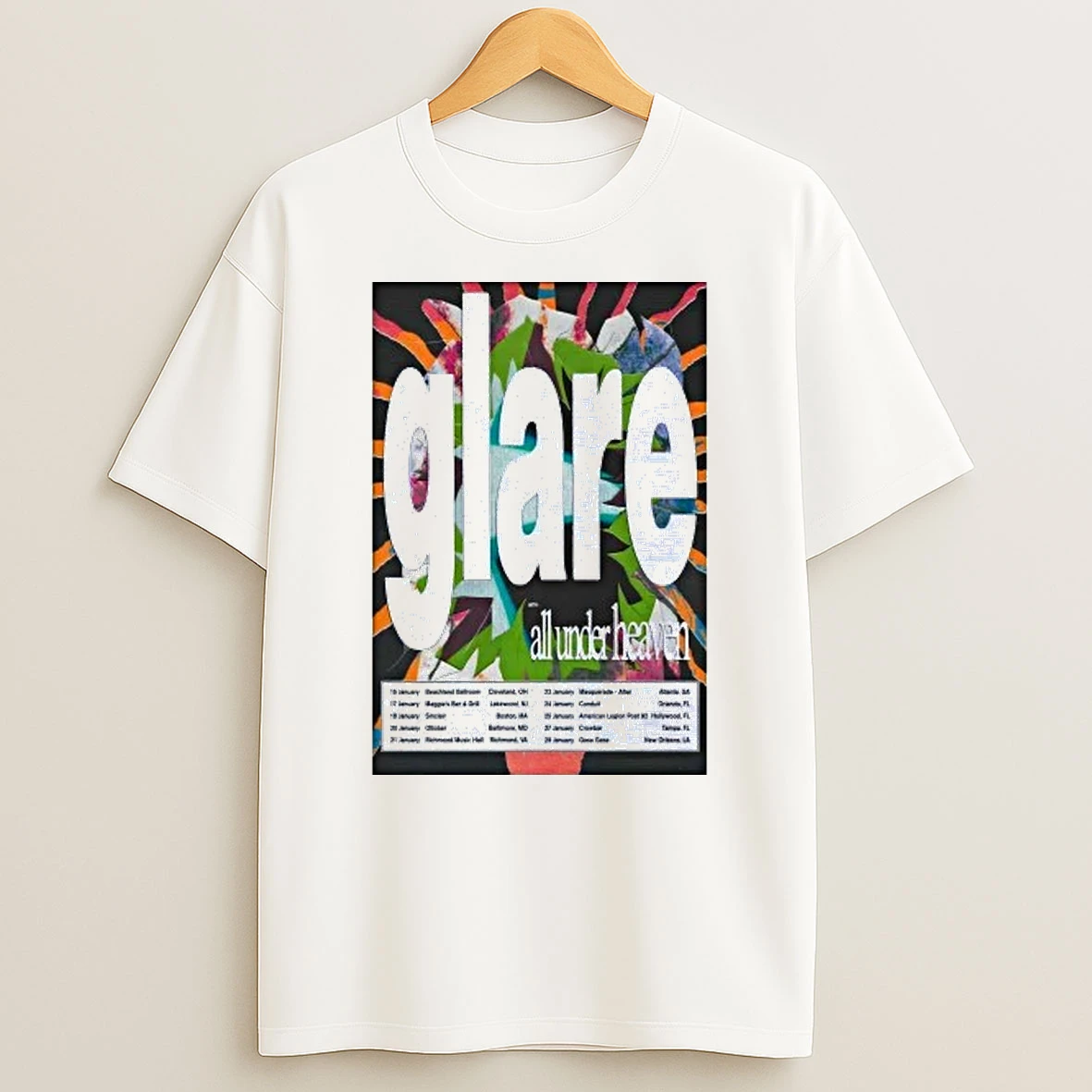 Glare January 2026 Shows Shirts