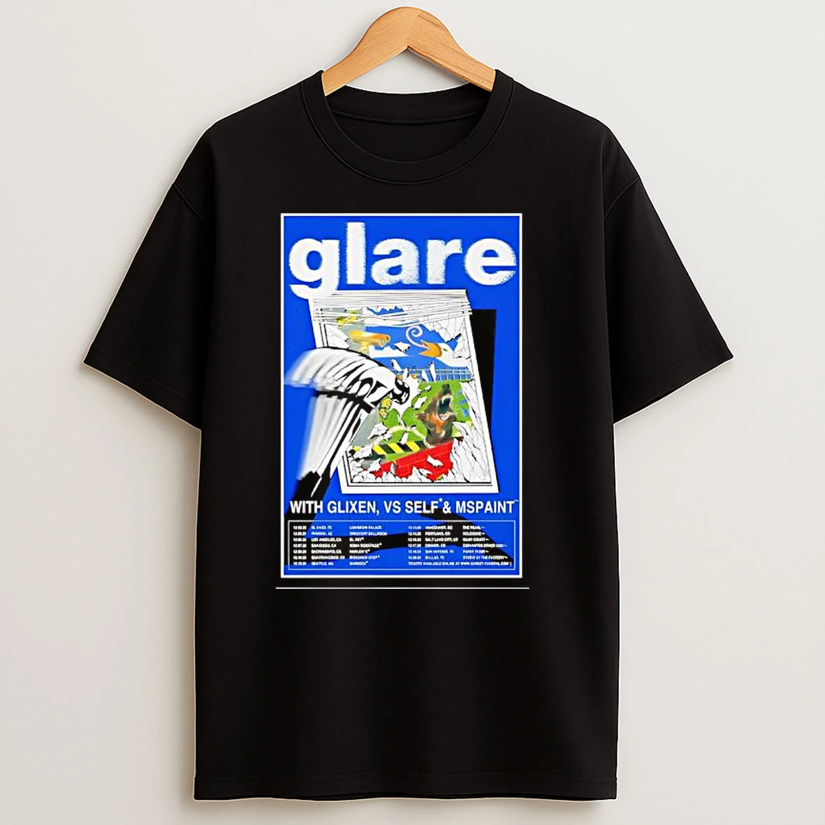 Glare Tour December 2025 T Shirts