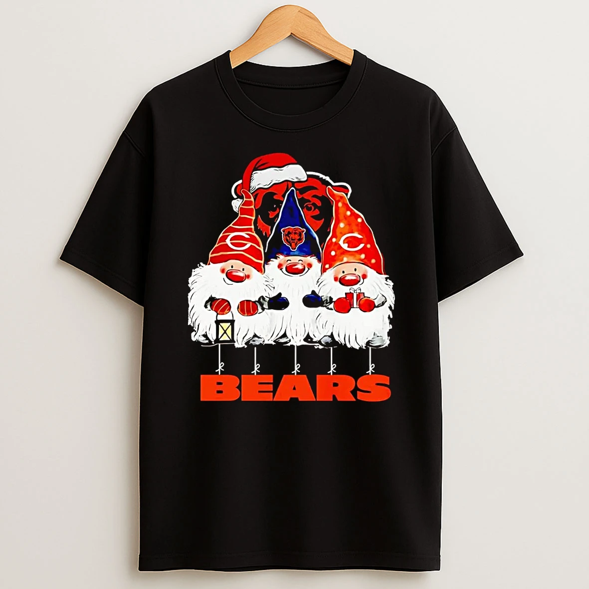 Gnomes Chicago Bears Merry Christmas Shirts