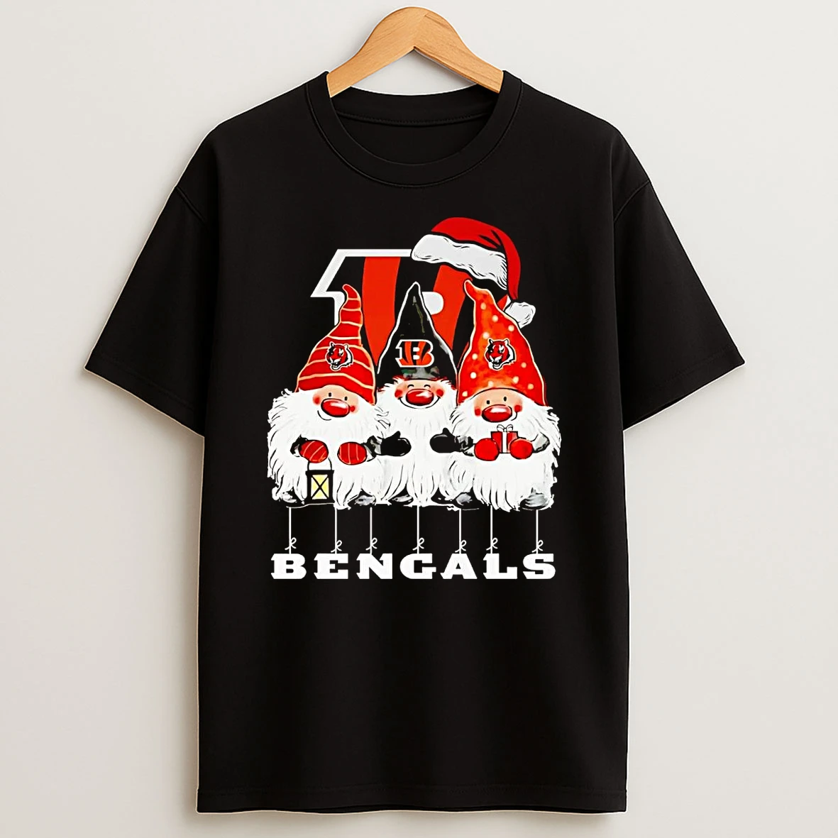 Gnomes Cincinnati Bengals Merry Christmas Shirts