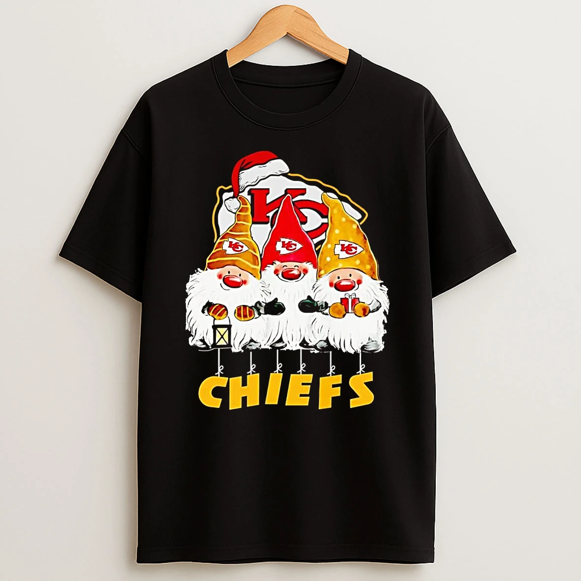 Gnomes Kansas City Chiefs Merry Christmas Shirts