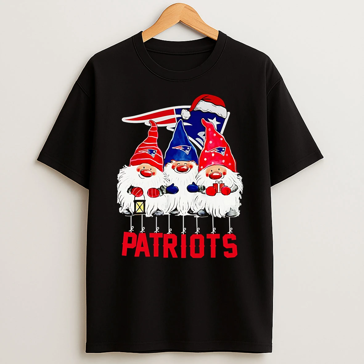 Gnomes New England Patriots Christmas Shirts