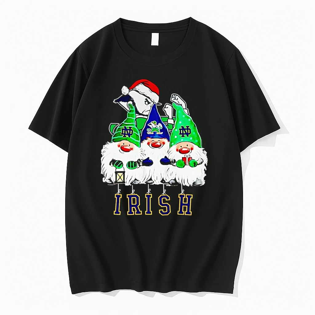 Gnomes Notre Dame Fighting Irish Merry Christmas Shirts