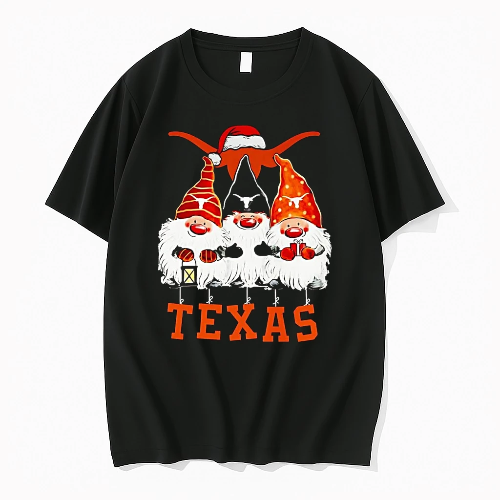 Gnomes Texas Longhorns Merry Christmas Shirts