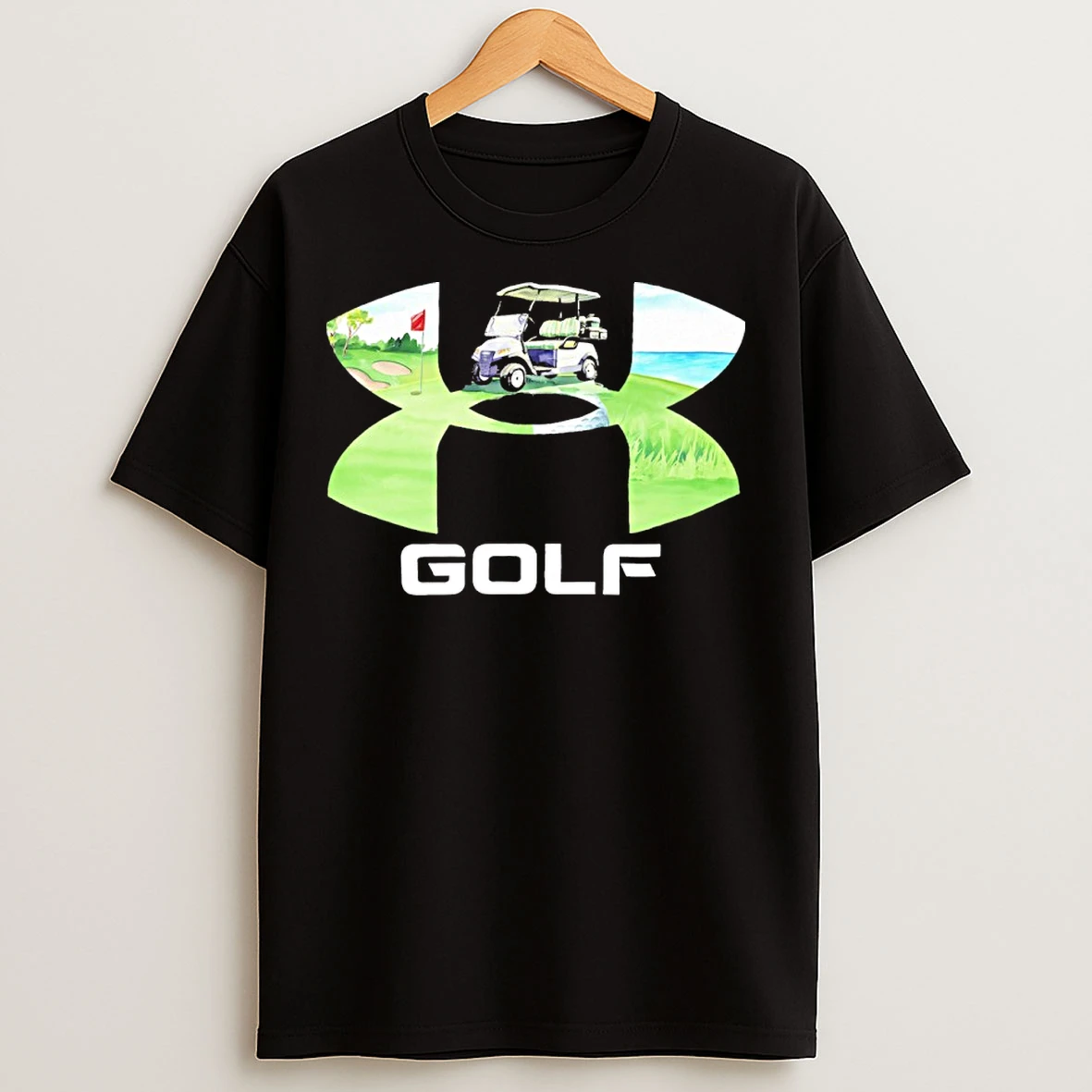 Gofl Under Armour Logo T Shirts