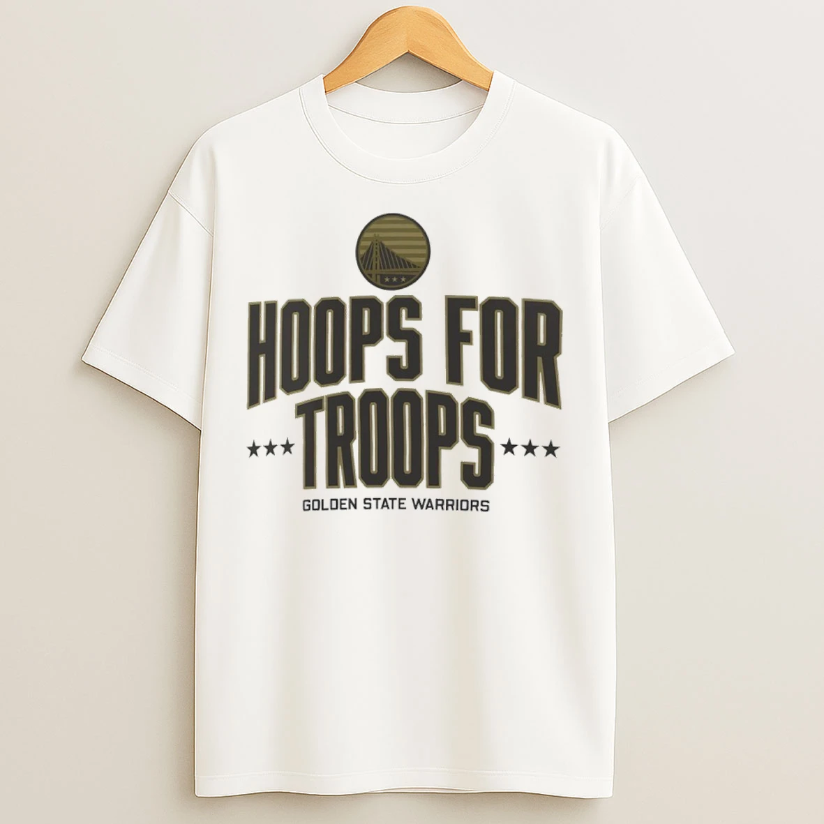 Golden State Warriors Hoops For Troops T Shirts