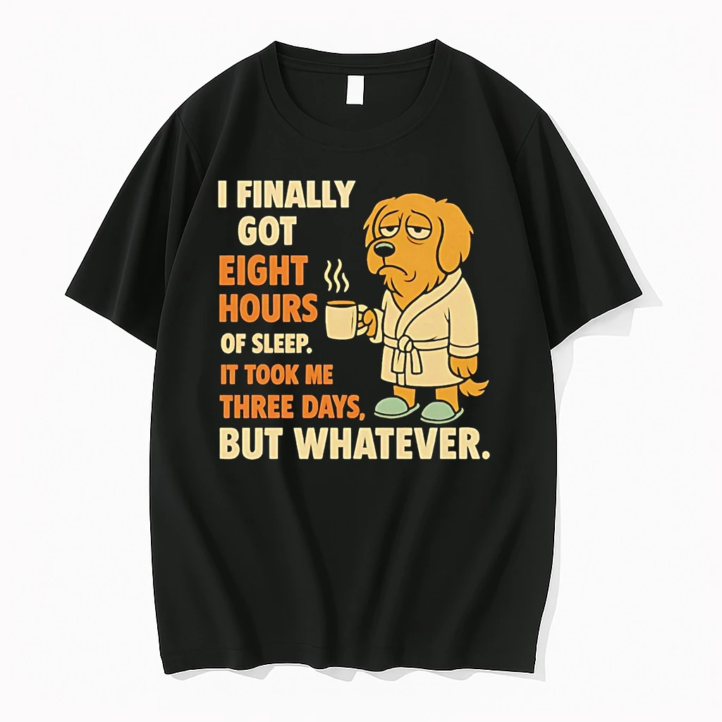 Golden Retriever I Finally Got 8 Hours Of Sleep It Took Me 3 Days Shirts