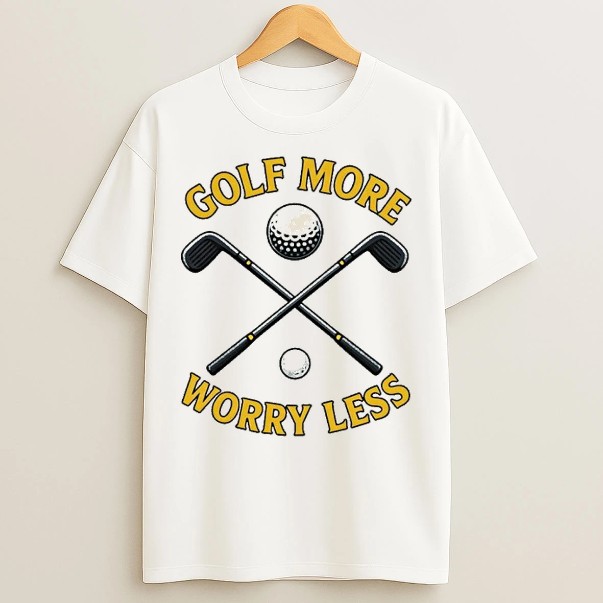 Golf More Worry Less T Shirts
