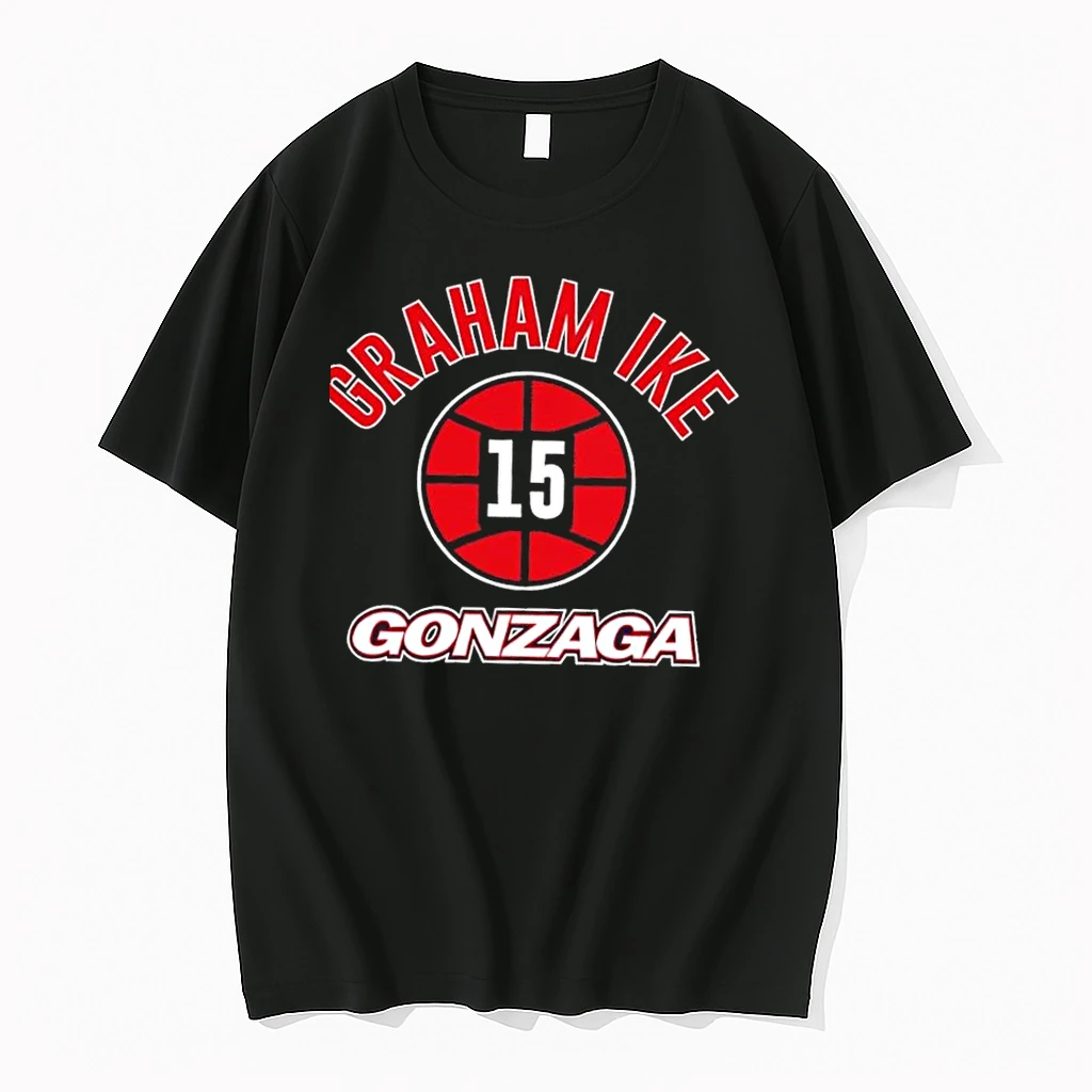 Gonzaga Basketball Graham Ike Name Number Ball 15 Shirts