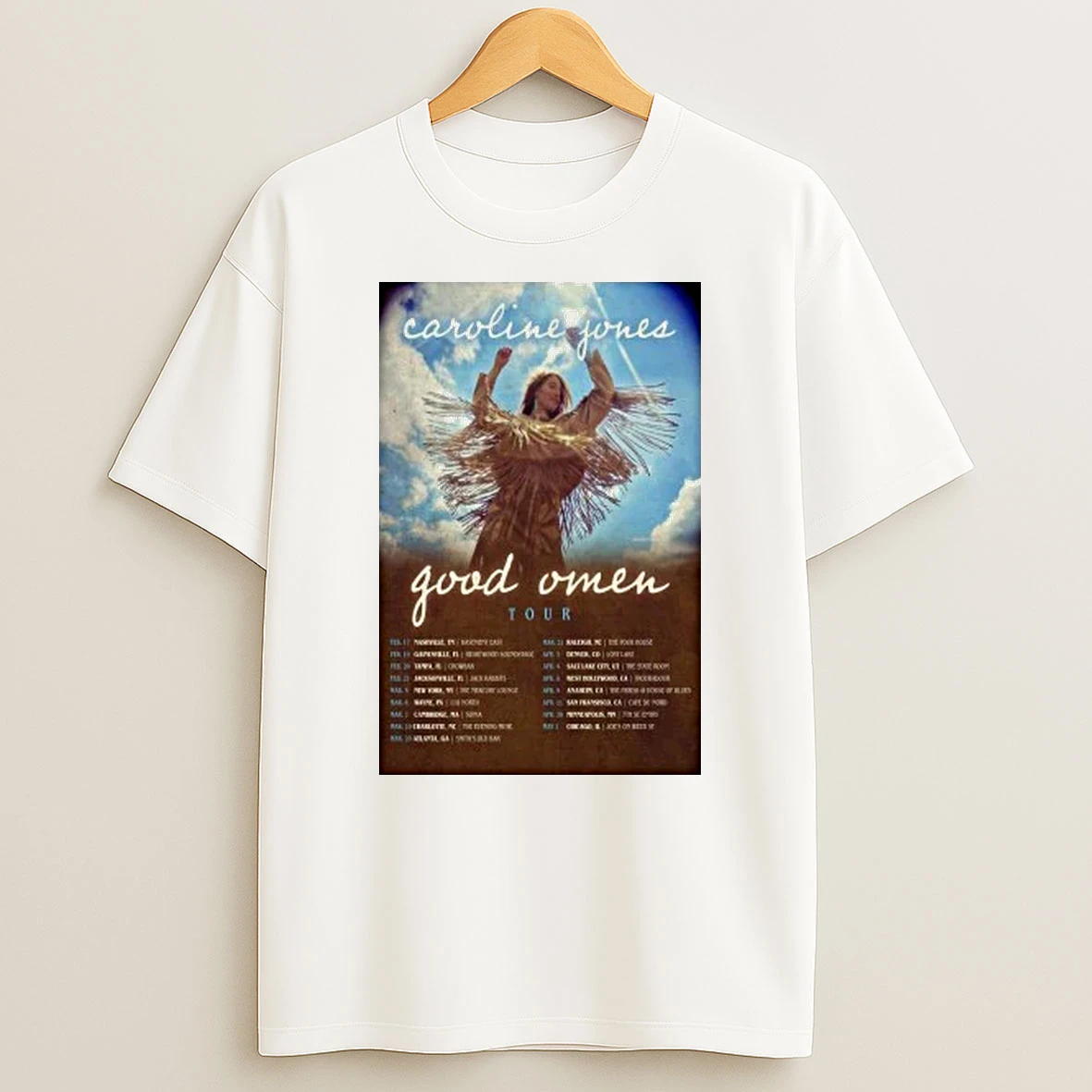 Good Omen Caroline Jones Tour 2026 Shirts