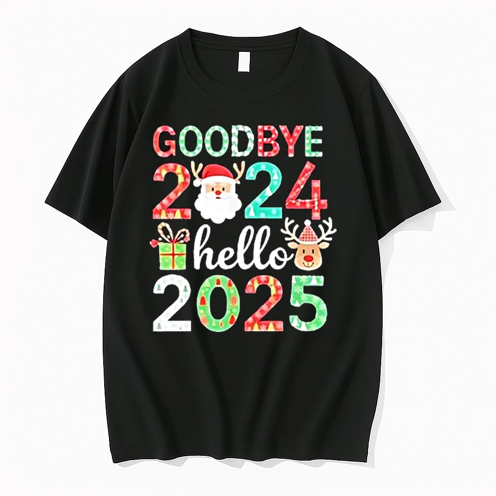Goodbye 2025 Hello 2025 Happy New Years Eve Christmas Xmas Shirts