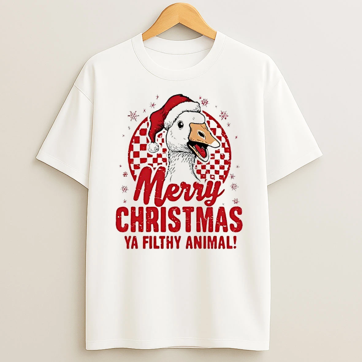 Goose Merry Christmas Ya Filthy Animal Shirts