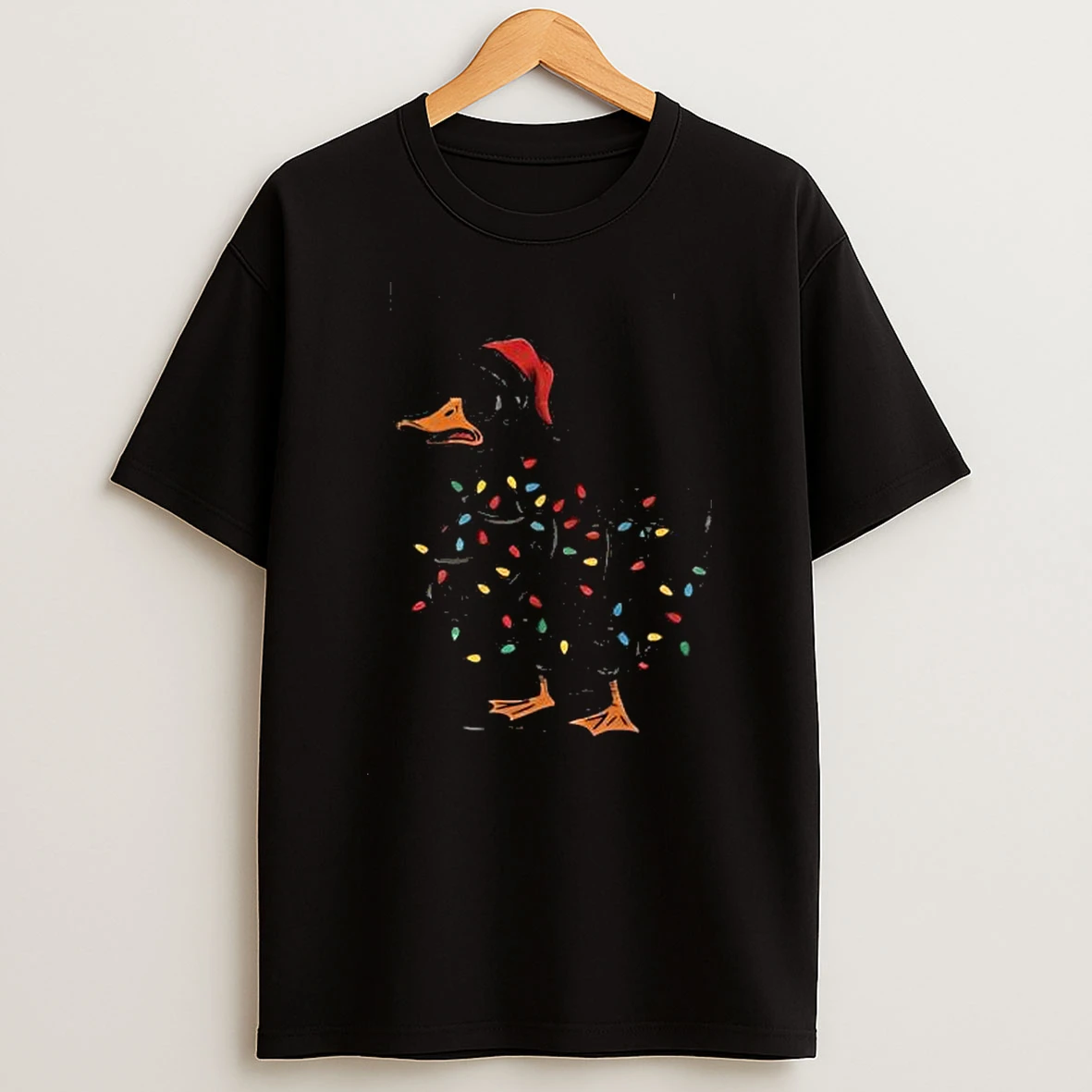 Goose Xmas Christmas Lights Its Fine Im Fine Everything Is Fine Shirts