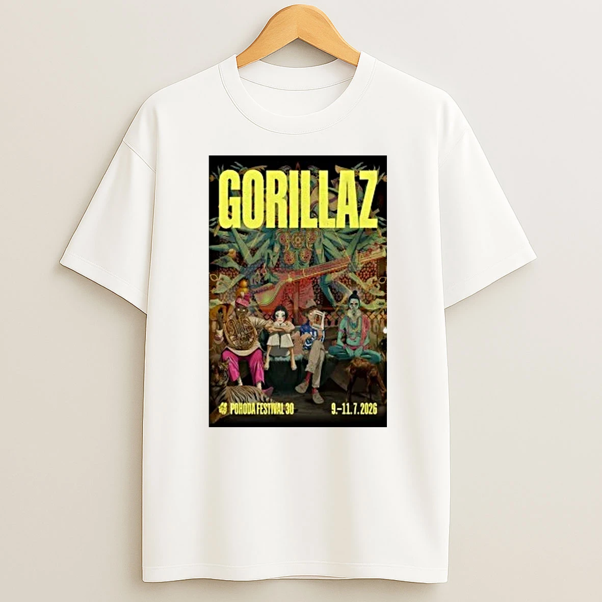 Gorillaz Trencin Slovakia July 9 11 2026 Shirts