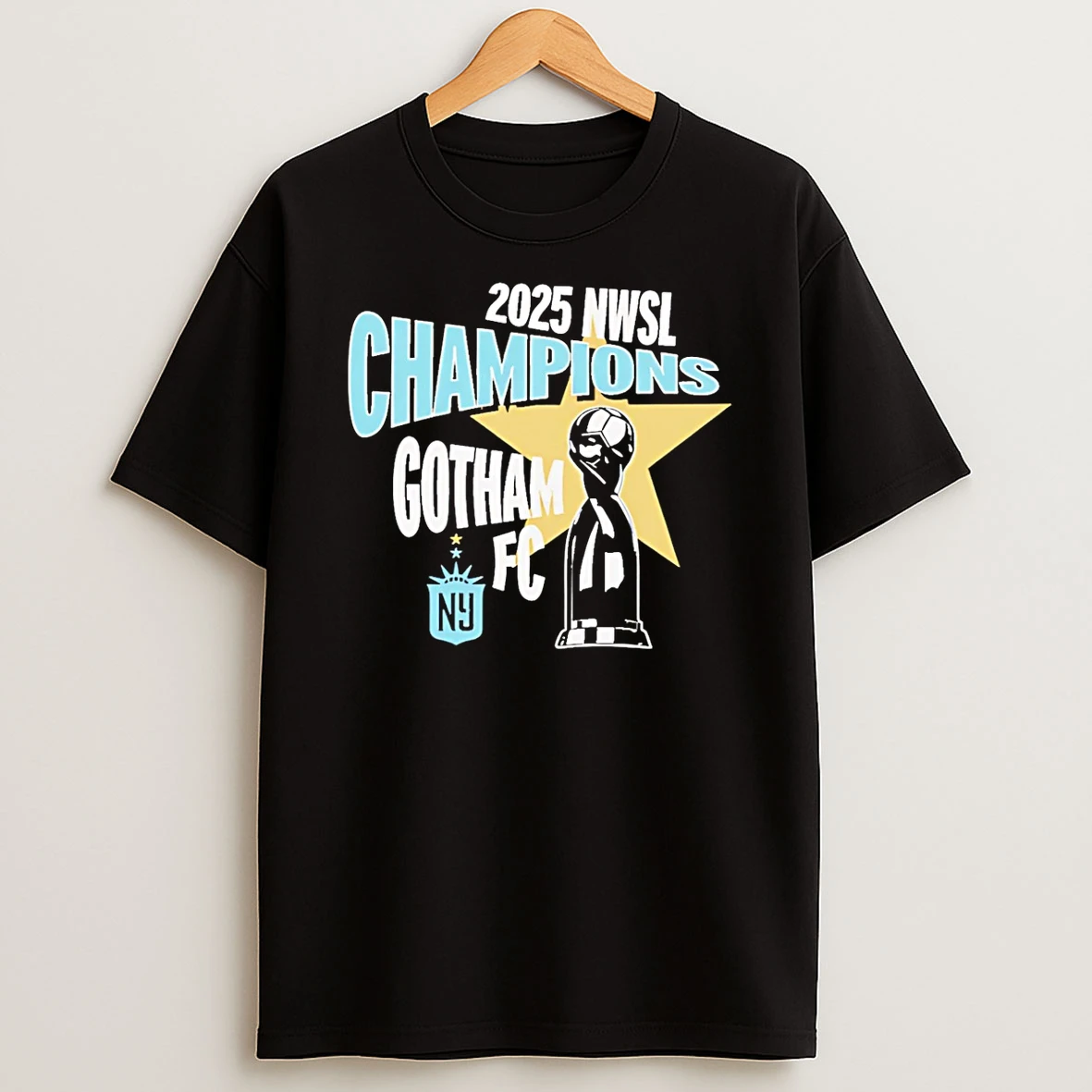 Gotham Fc 2025 Nwsl Champions Trophy Vinatge Shirts
