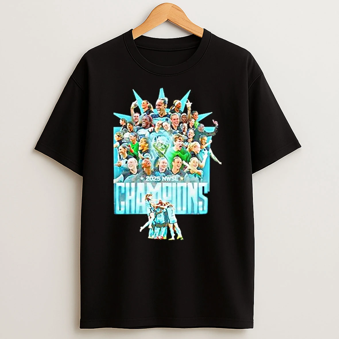 Gotham Fc Becoming 2025 Nwsl Champions Team Shirts