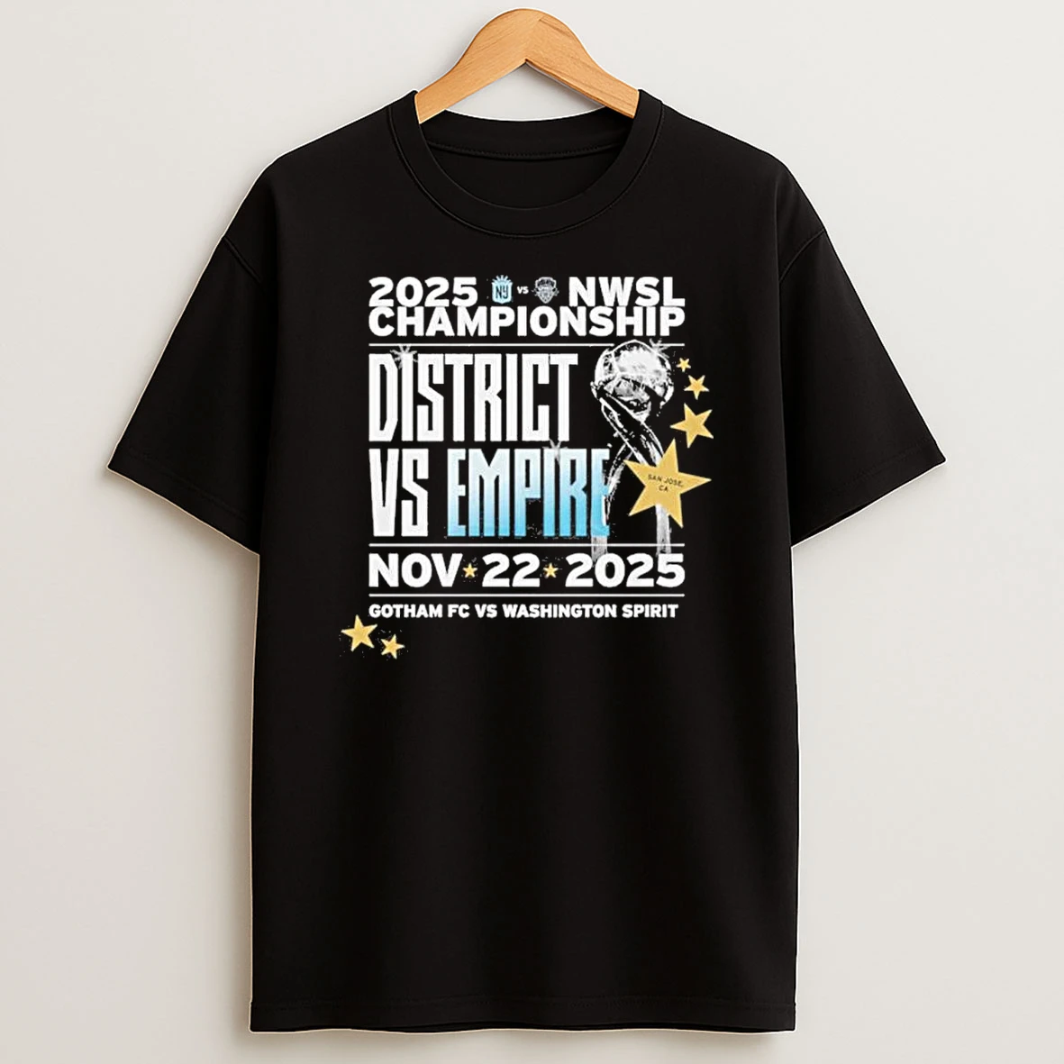 Gotham Fc Vs Washington Spirit 2025 Nwsl Championship November 22 Shirts