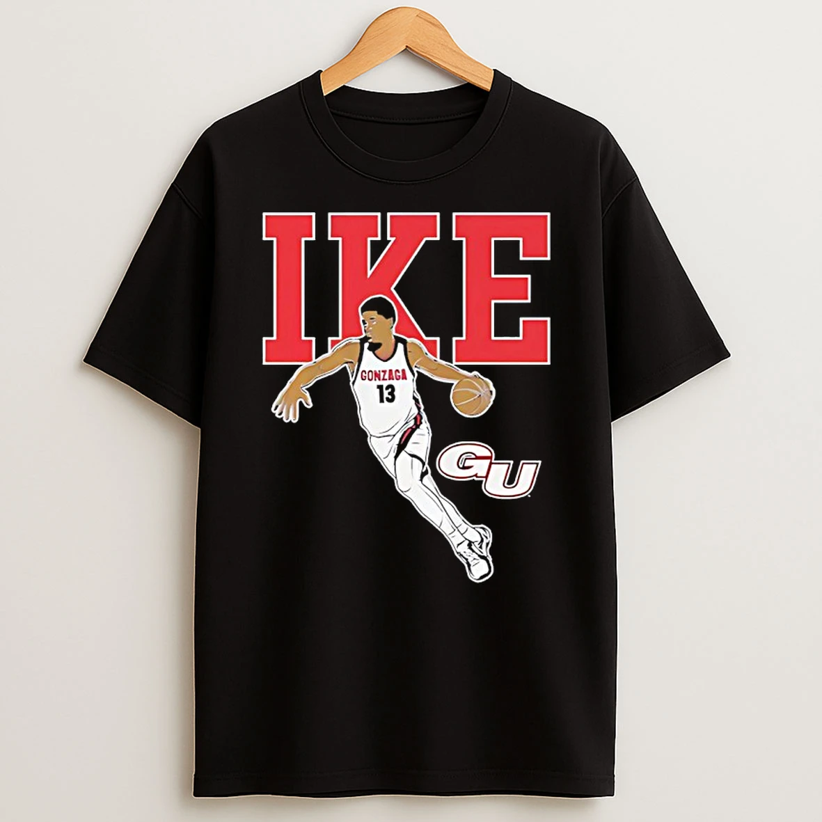 Graham Ike Gonzaga Bulldogs Basketball Player Pose Star Shirts