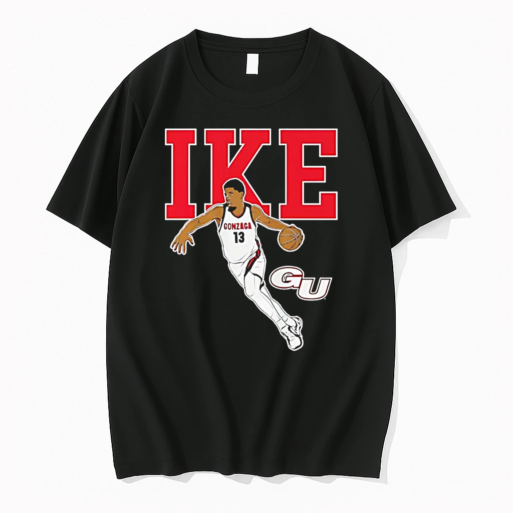 Graham Ike Dribbling Gonzaga Bulldogs Shirts