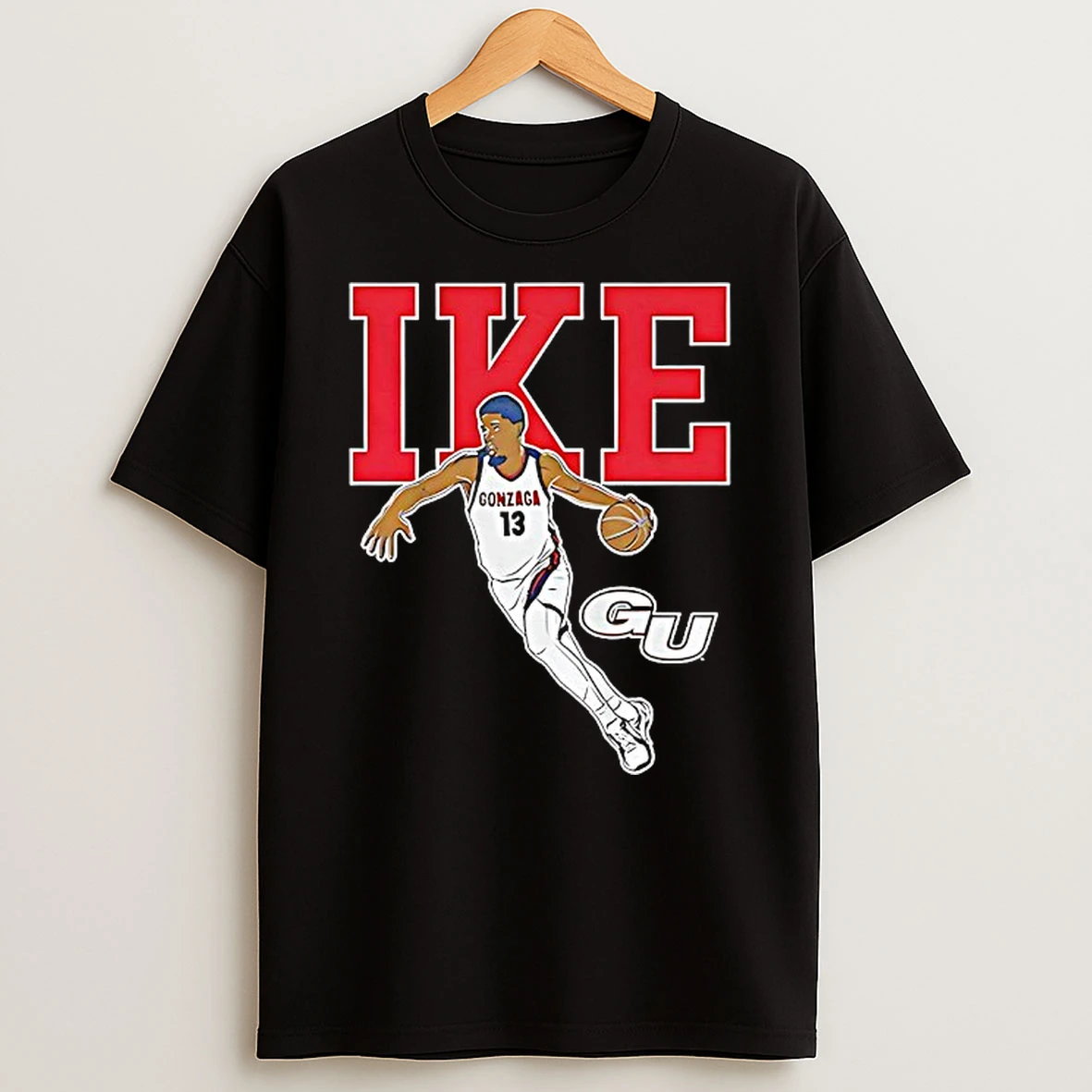 Graham Ike Name Pose Gonzaga Bulldogs Basketball Nba Shirts