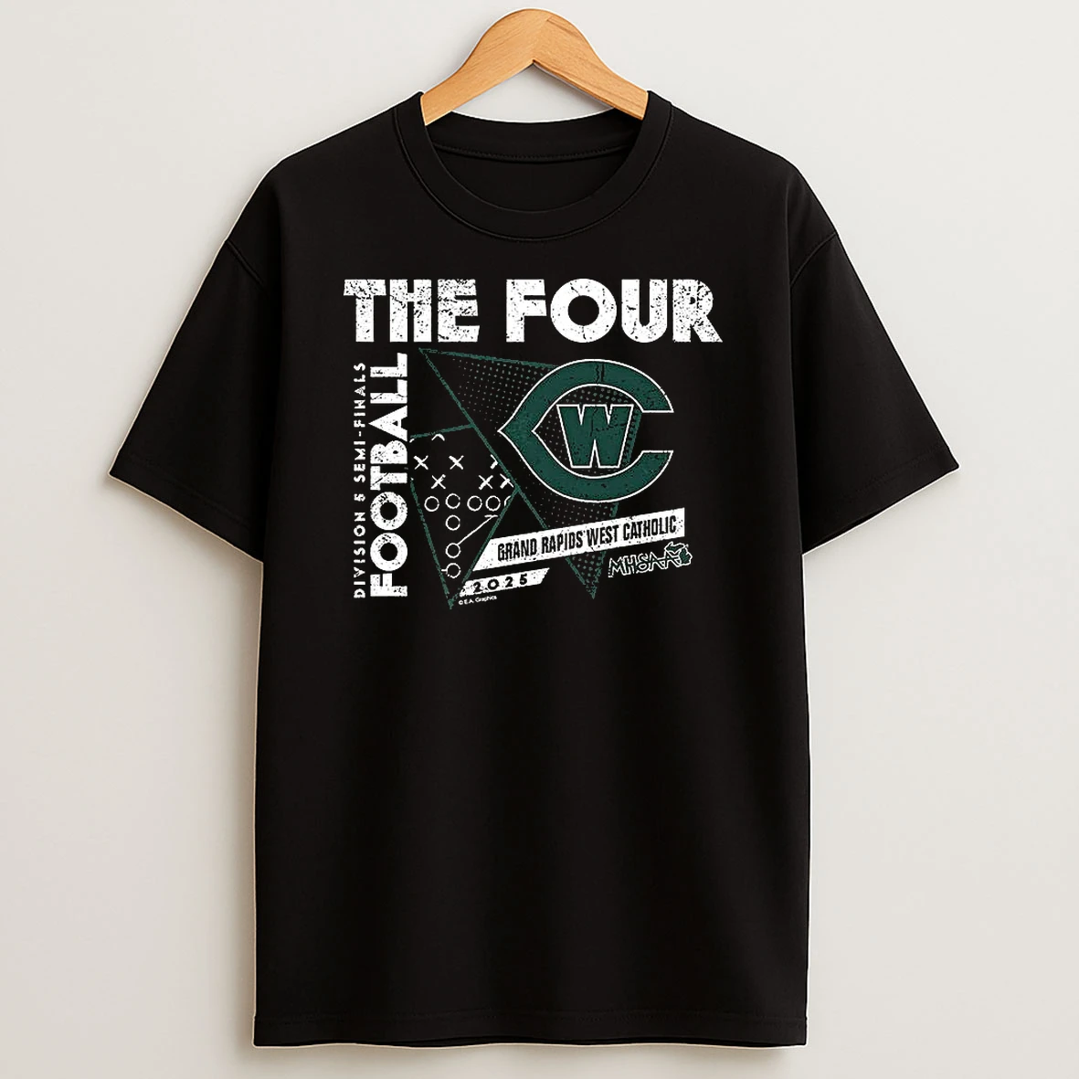 Grand Rapids West Catholic 2025 Mhsaa Football Division 5 The Four Shirts