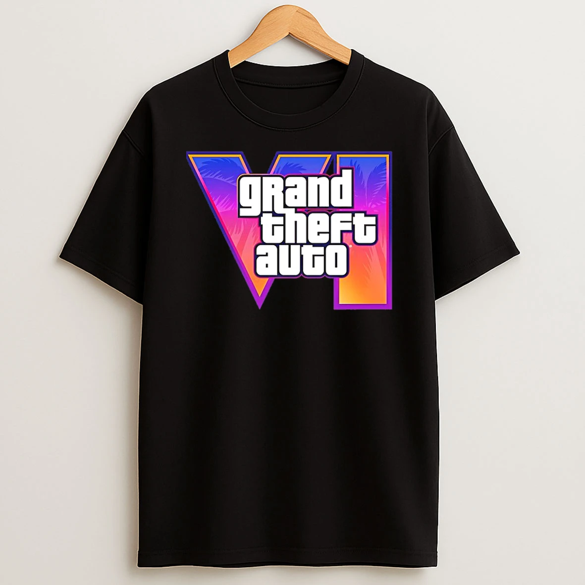 Grand Theft Auto Vi Logo Shirts