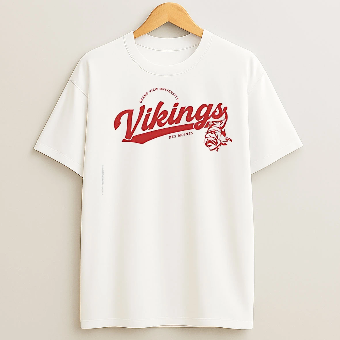 Grand View University Vikings Des Moines Logo T Shirts
