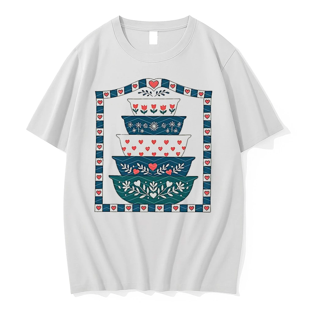 Grannys Pyrex Stacked Bowls Classic Shirts