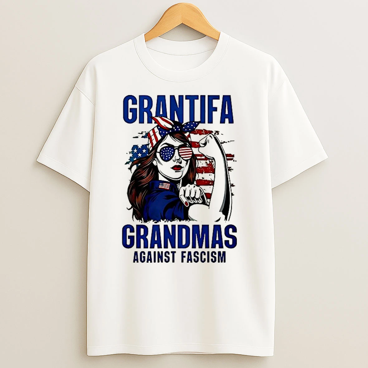 Grantifa Grandmas Against Fascism Woman Stronger T Shirts