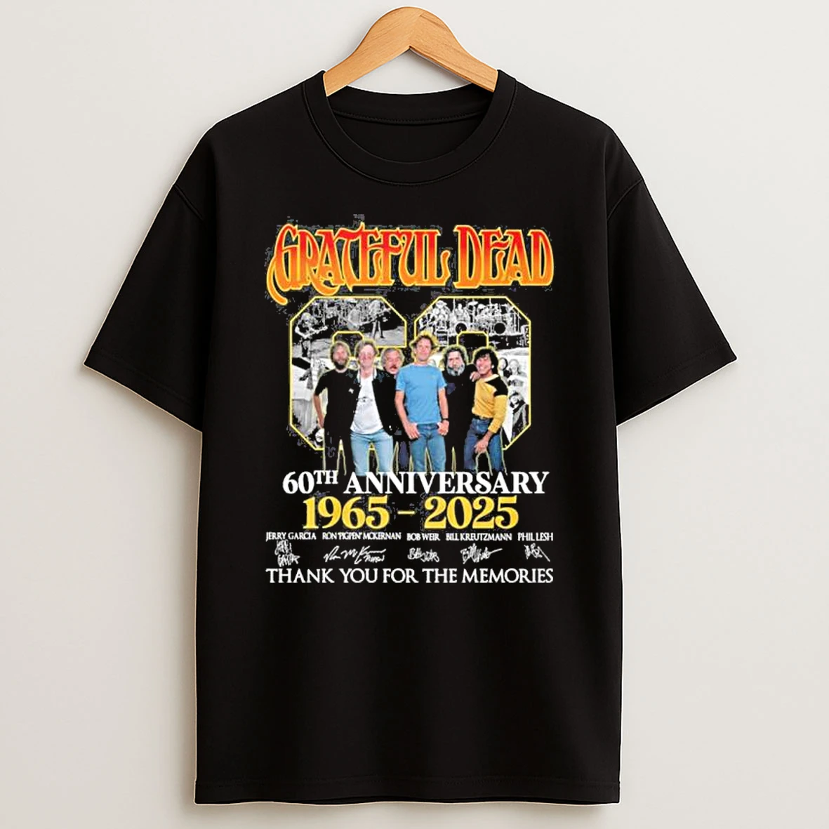 Grateful Dead 60th Anniversary 1965 2025 Shirts