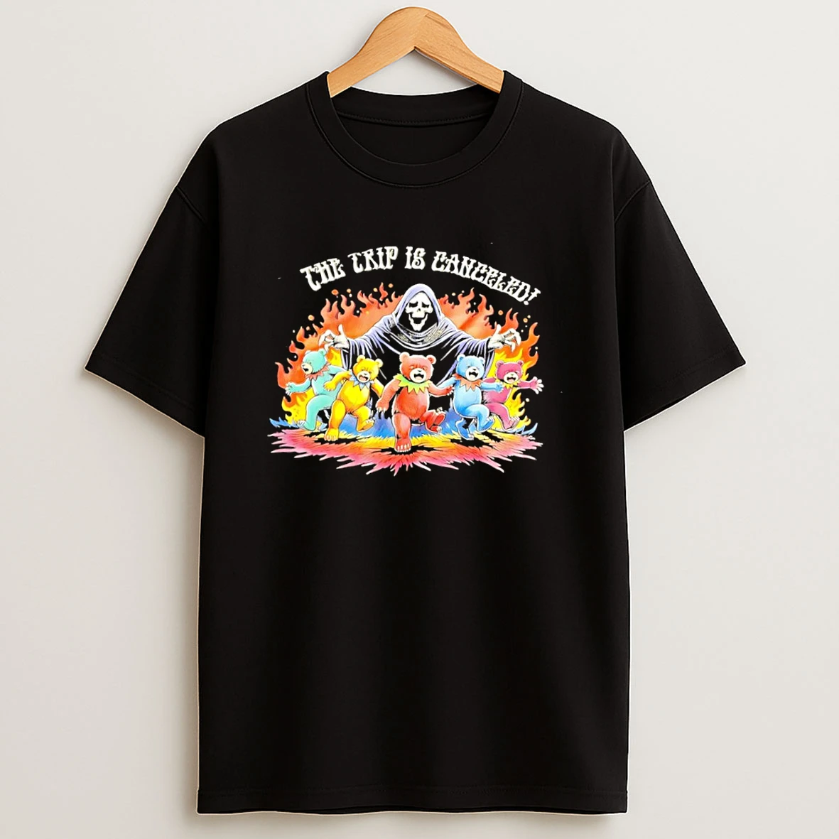 Grateful Dead X Grim Reaper The Trip Is Canceled Halloween Shirts