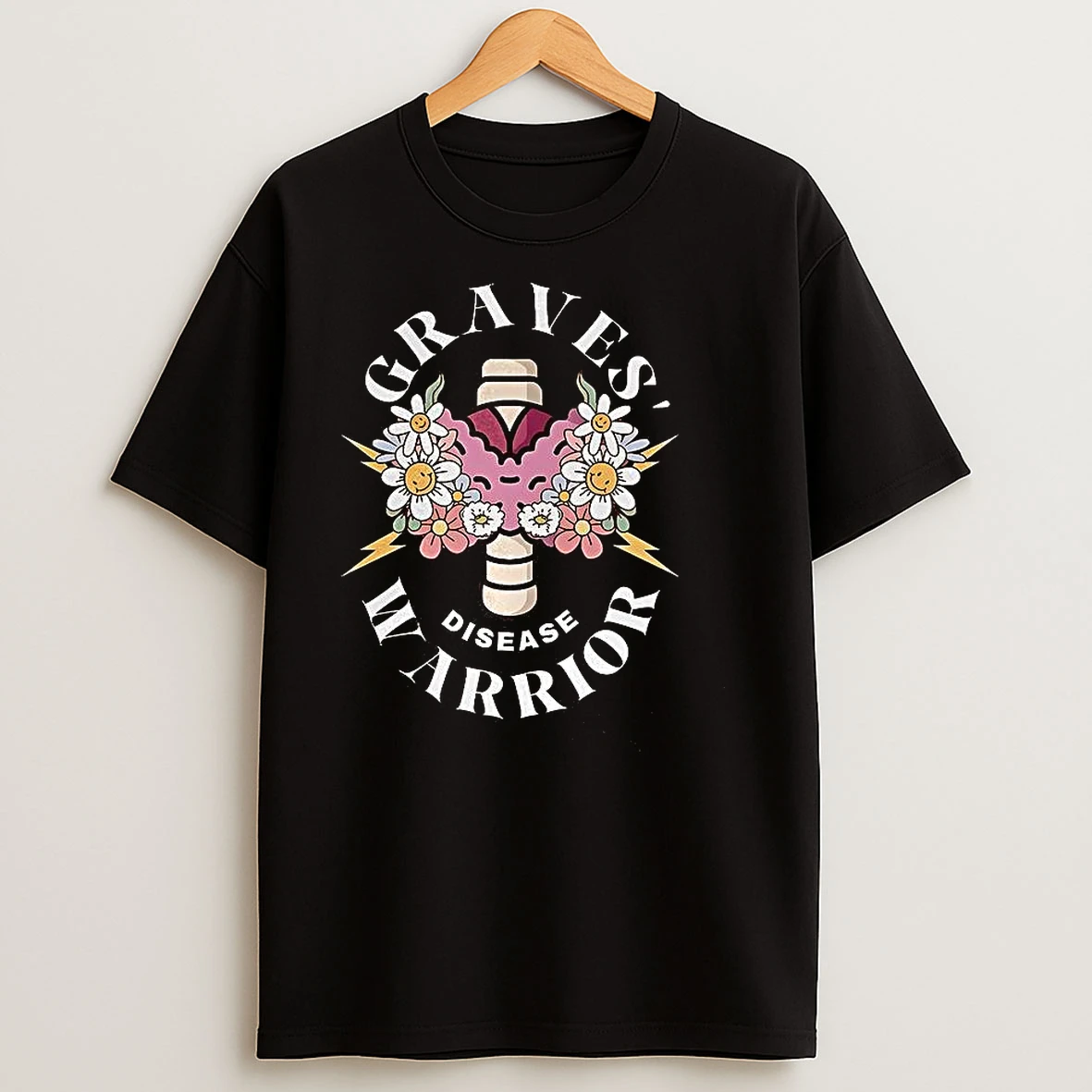 Graves Disease Warrior Flower T Shirts
