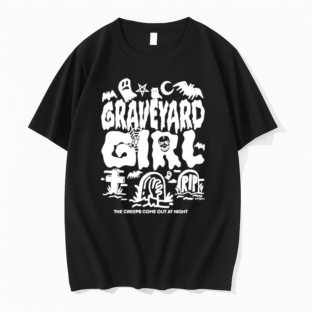 Graveyard Girl The Creeps Come Out At Night Shirts